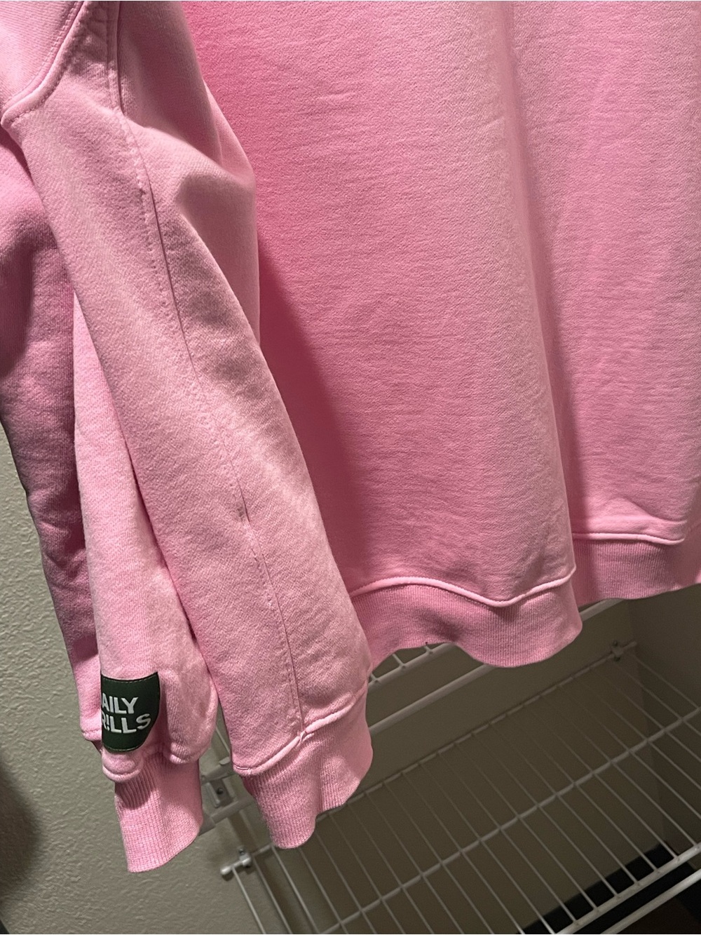 Daily Drills Oversized Pink Vintage Jeep Graphic Sweatshirt Size XS/S - Picture 7 of 10